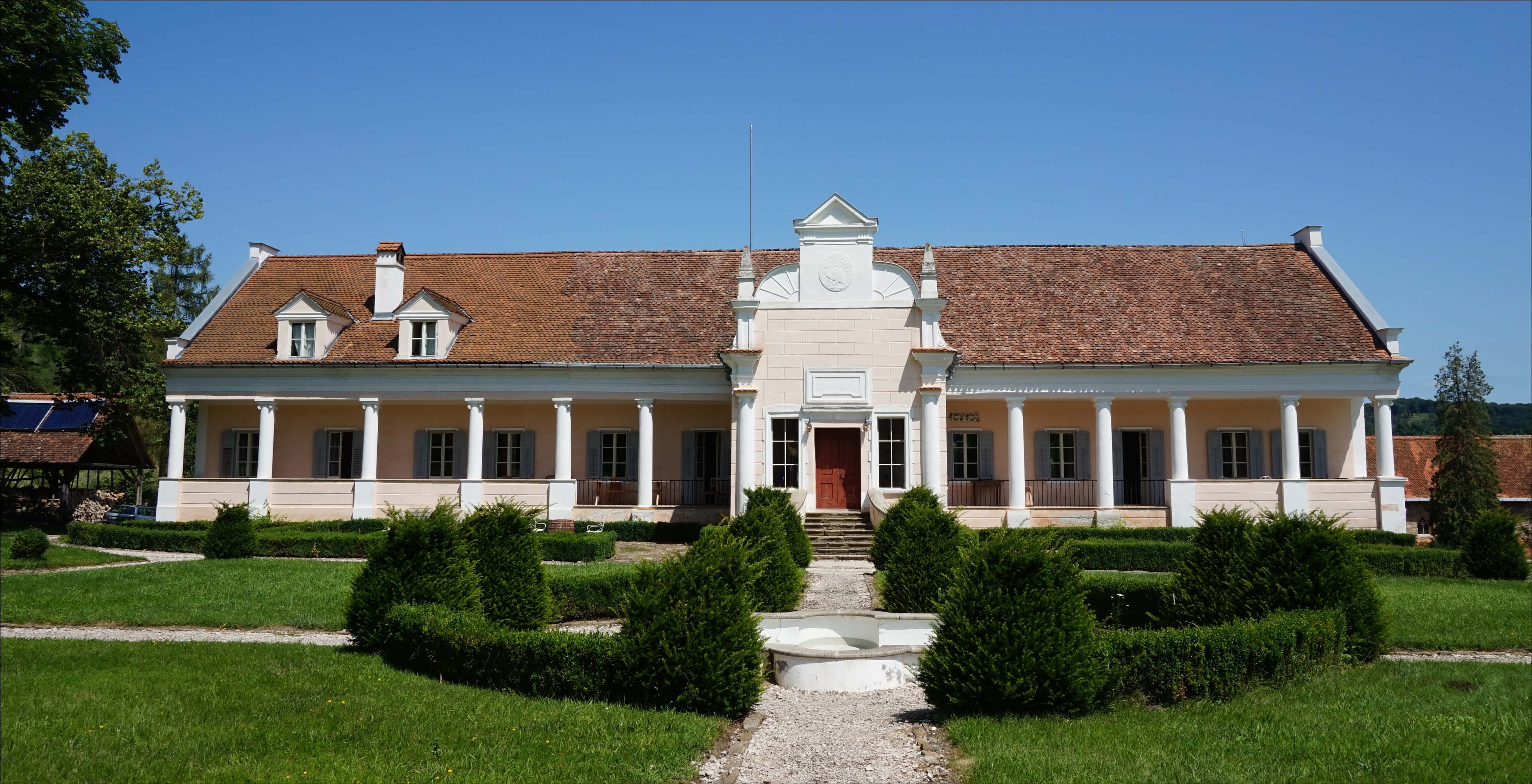 Apafi Manor in Malancrav Transylvania village